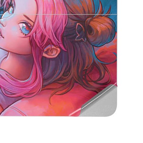 Pink Hair Anime Gamer Girl by Ivy Dolamore Surface Laptop Studio Skin